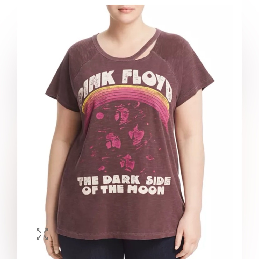 PINK FLOYD Lucky Brand Dark Purple Graphic Tee - Picture 2 of 5
